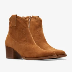 Clarks Elder Rae Tan Suede Best Sale