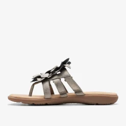 Clarks Elizabelle Mae Pewter Metallic New