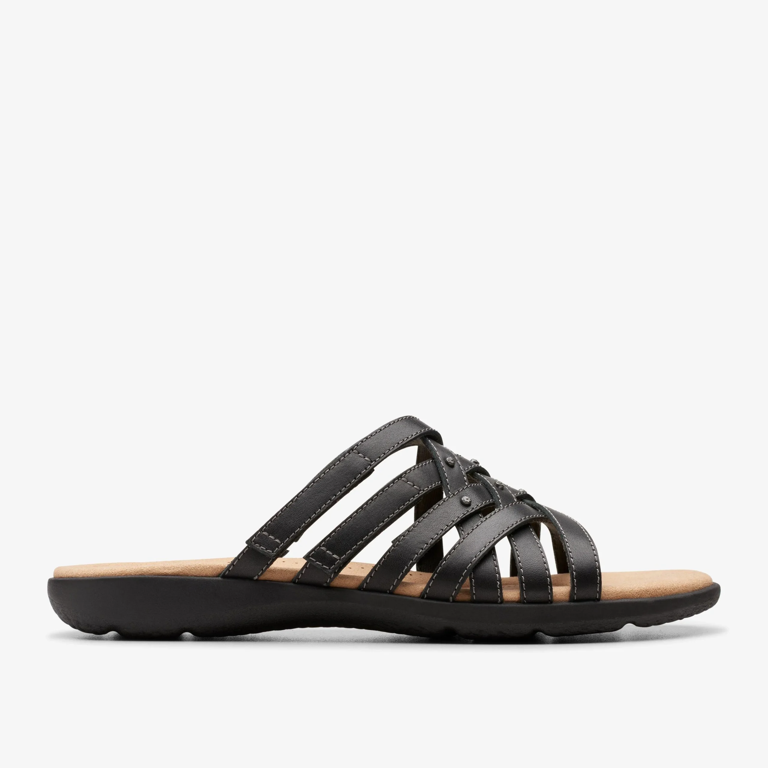 Clarks Elizabelle Rio Black Leather Best