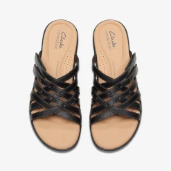 Clarks Elizabelle Rio Black Leather Best