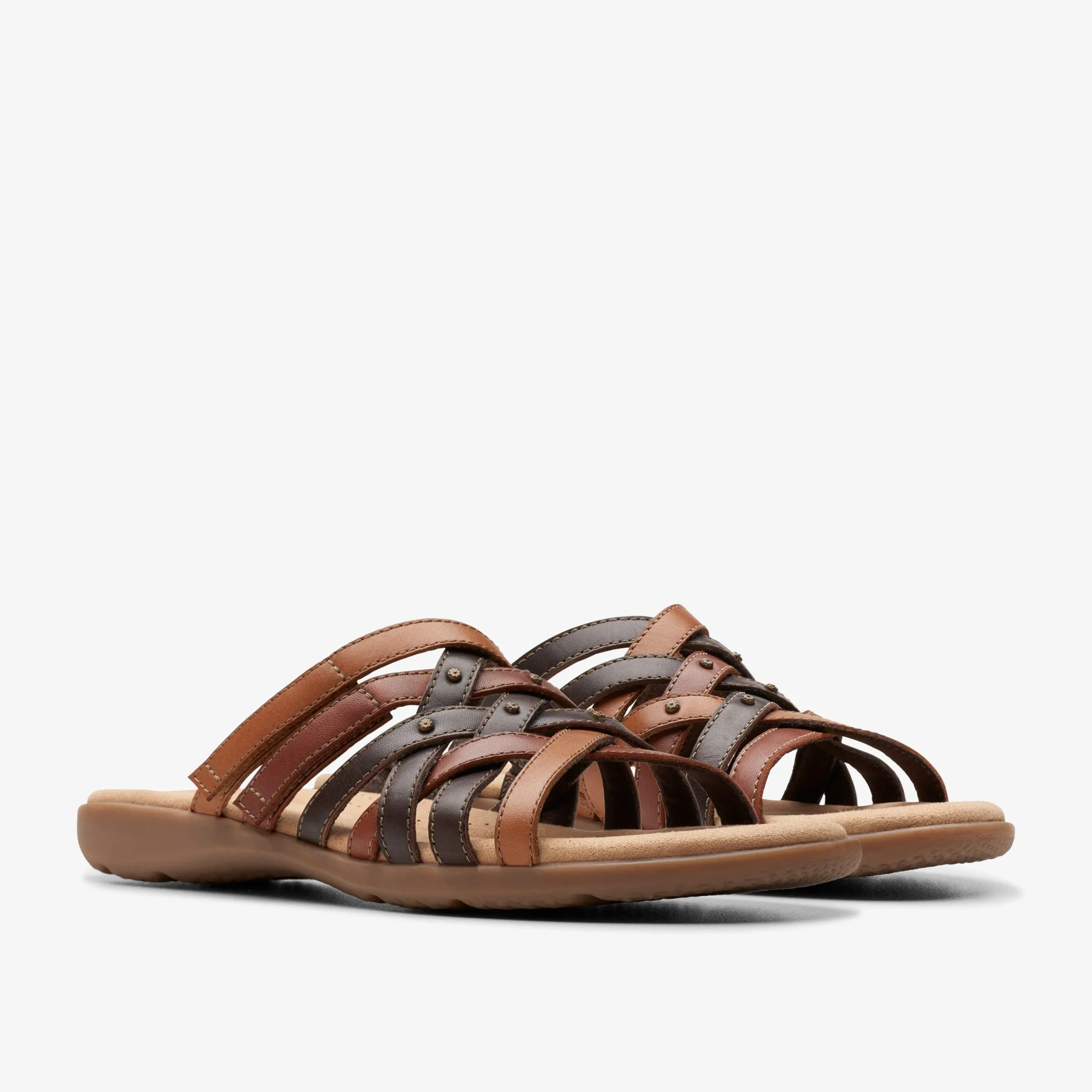 Clarks Elizabelle Rio Brown Multicolour Online