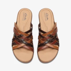 Clarks Elizabelle Rio Brown Multicolour Online