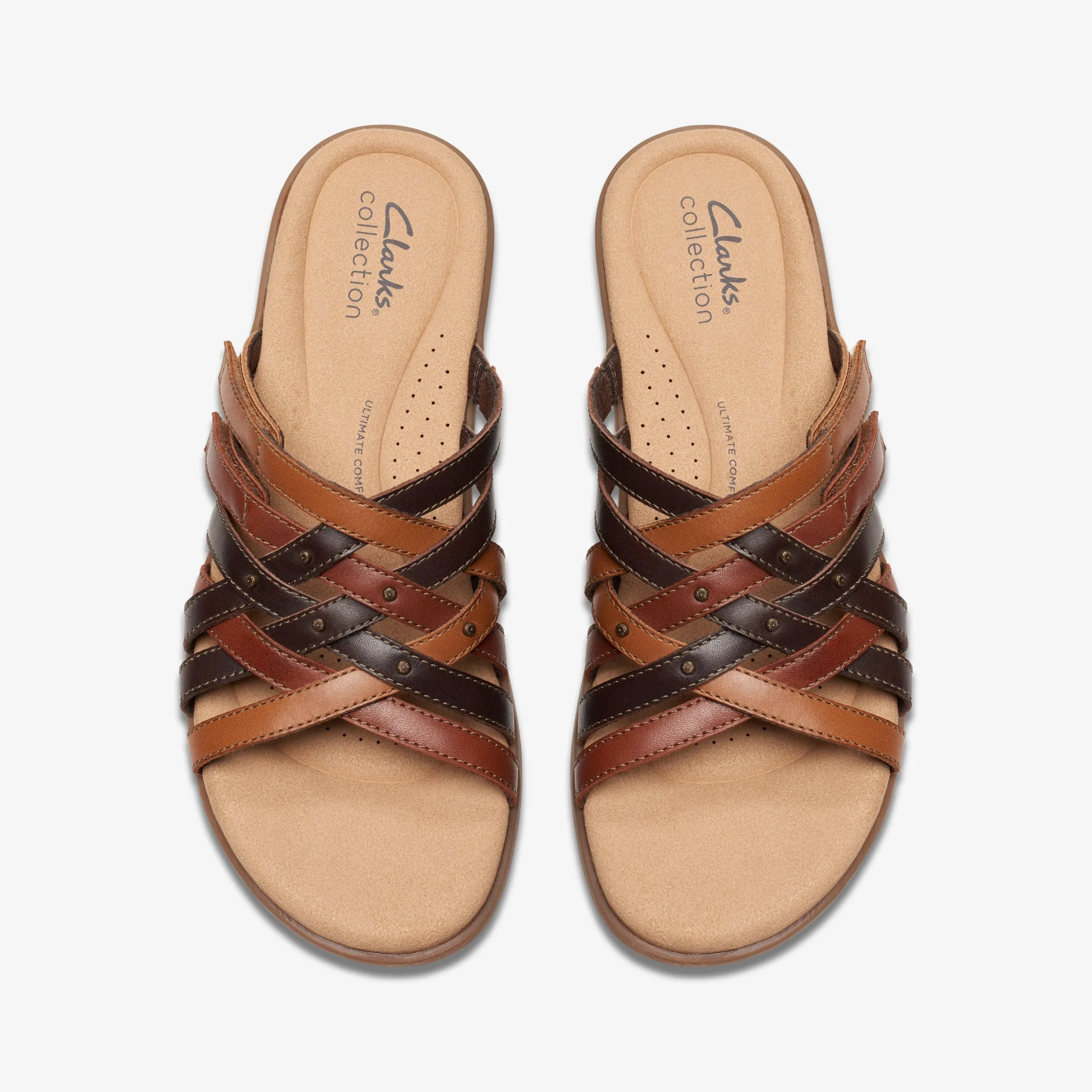 Clarks Elizabelle Rio Brown Multicolour Online