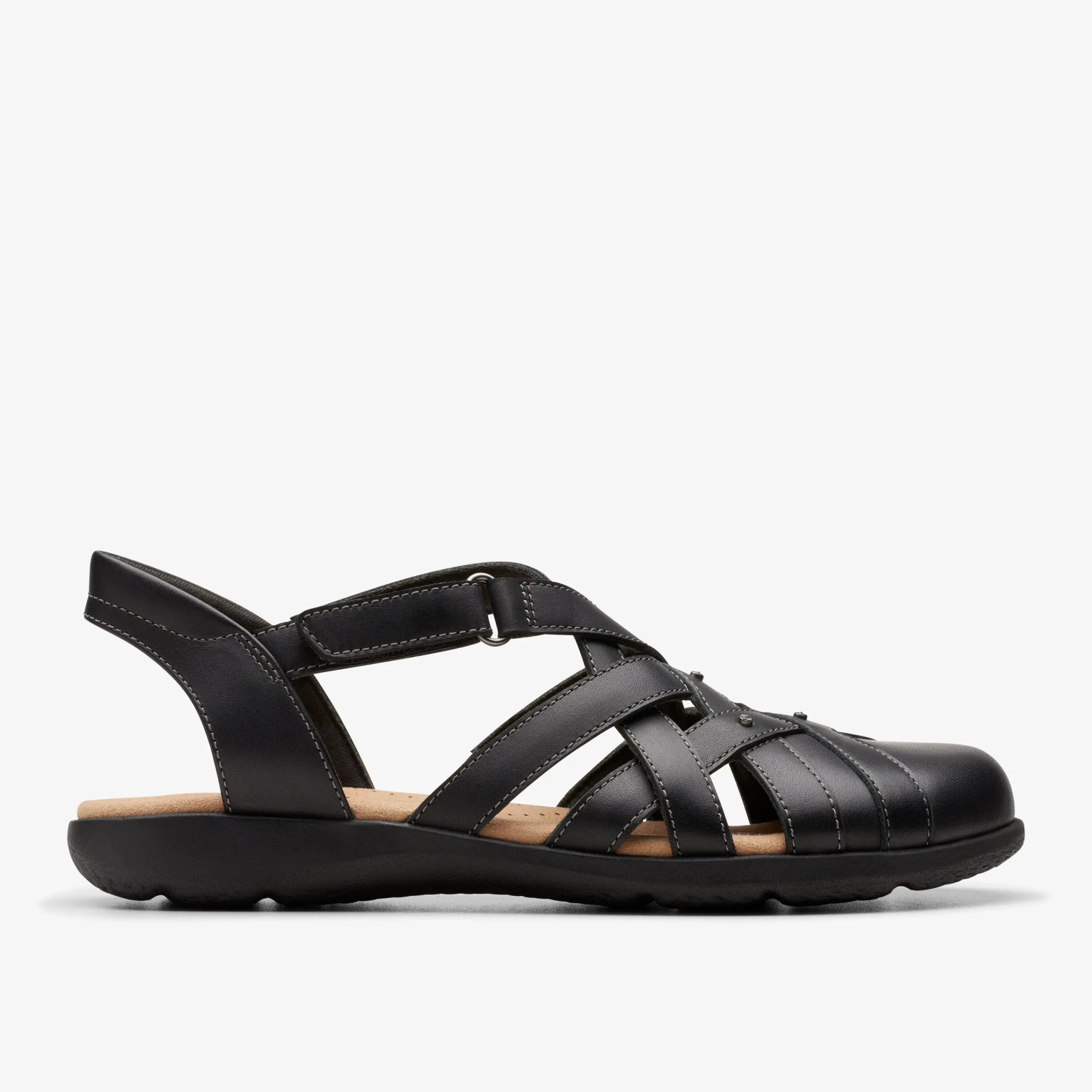Clarks Elizabelle Sea Black Leather Best