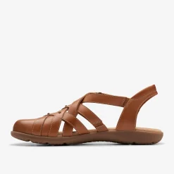 Clarks Elizabelle Sea Tan Leather Store