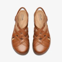 Clarks Elizabelle Sea Tan Leather Store