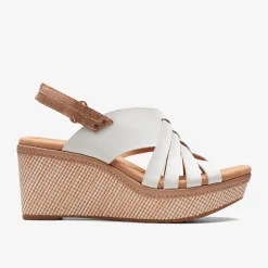 Clarks Elleri Grace White Leather Online