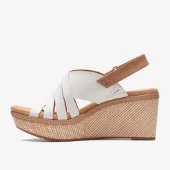 Clarks Elleri Grace White Leather Online