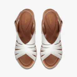 Clarks Elleri Grace White Leather Online