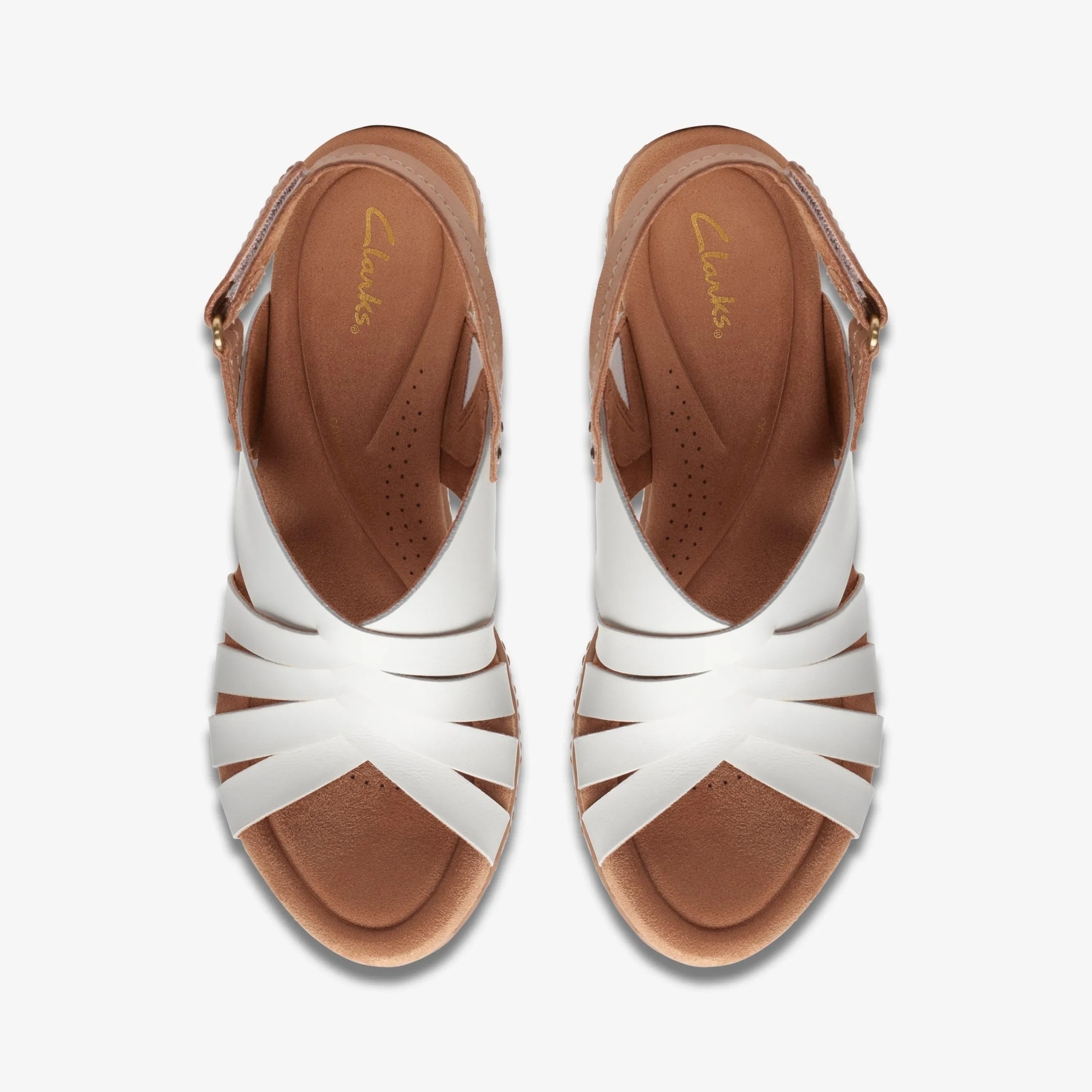 Clarks Elleri Grace White Leather Online
