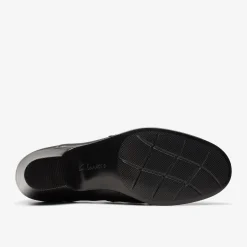 Clarks Emily 2 Cove Black Leather Sale