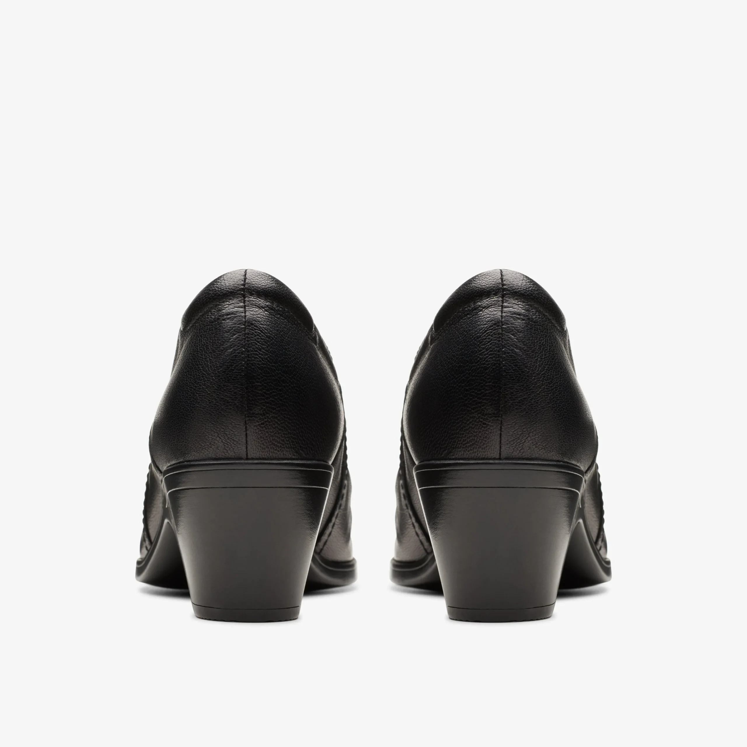 Clarks Emily 2 Cove Black Leather Sale