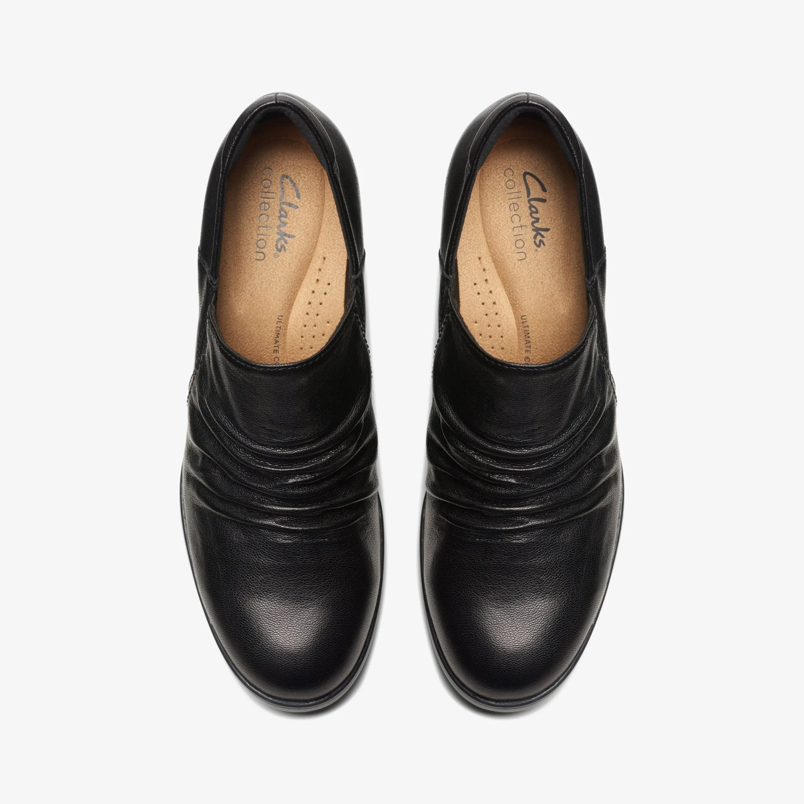 Clarks Emily 2 Cove Black Leather Sale