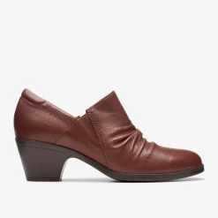 Clarks Emily 2 Cove British Tan Leather Cheap