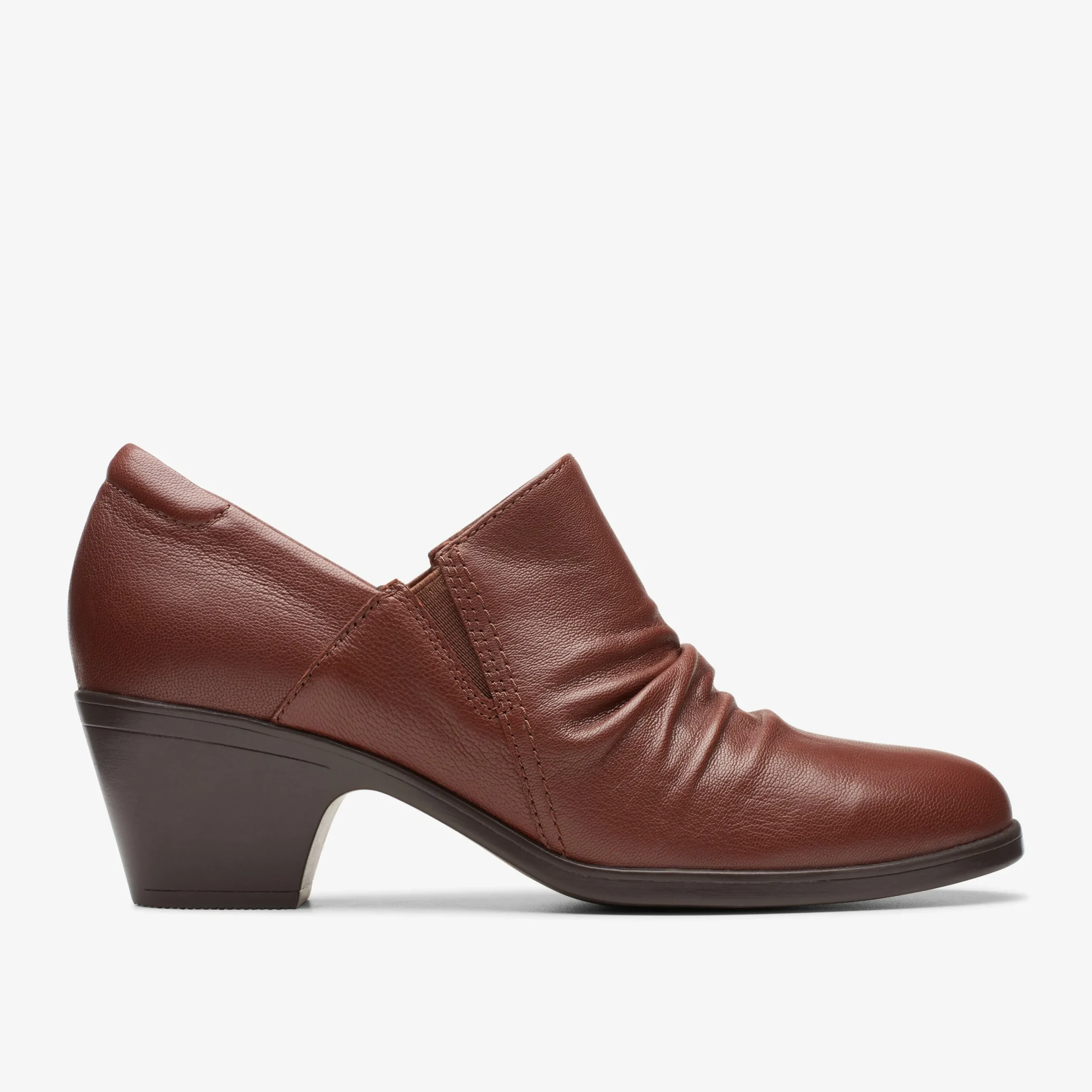 Clarks Emily 2 Cove British Tan Leather Cheap