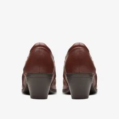Clarks Emily 2 Cove British Tan Leather Cheap