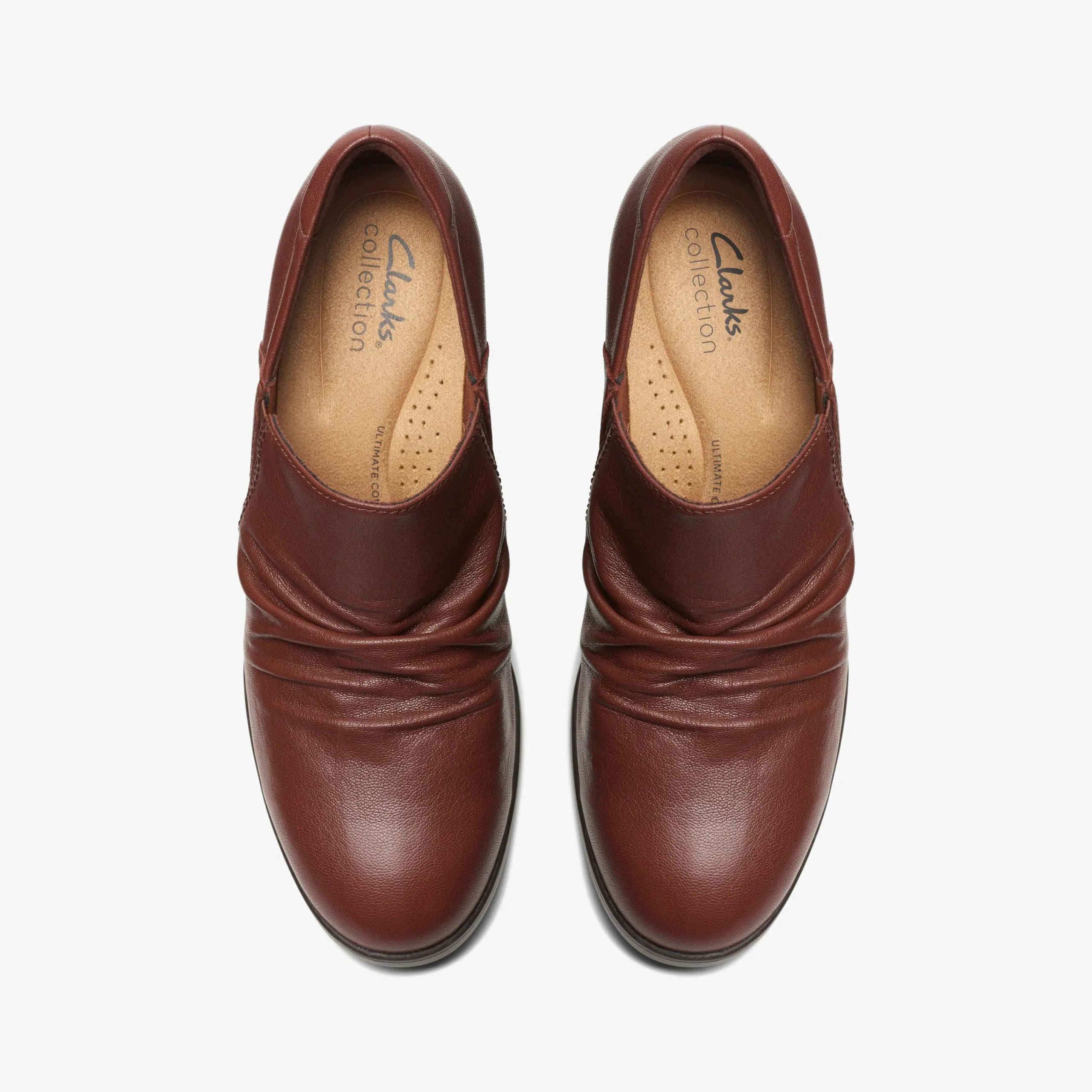 Clarks Emily 2 Cove British Tan Leather Cheap