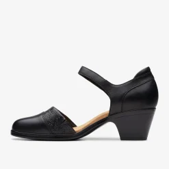 Clarks Emily 2 Ketra Black Leather New