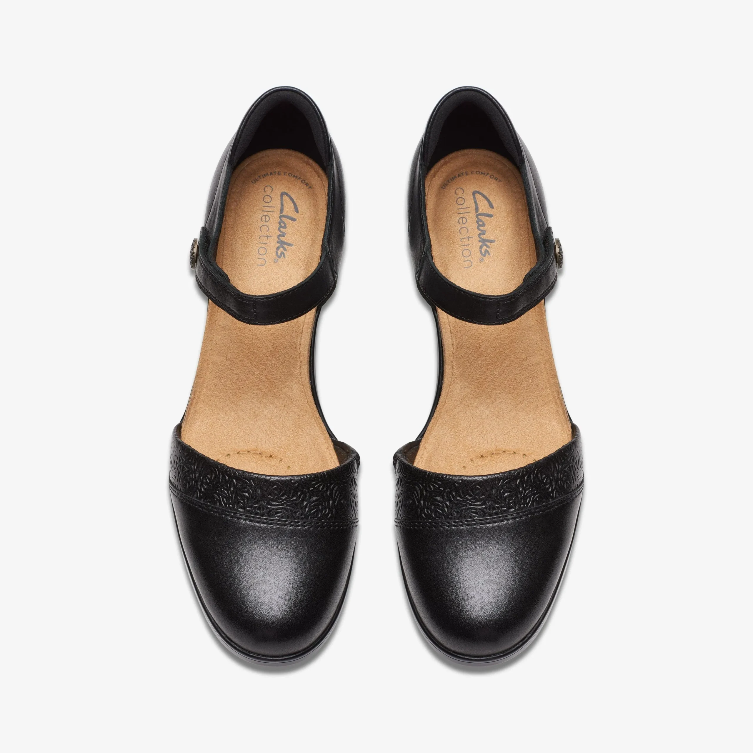 Clarks Emily 2 Ketra Black Leather New