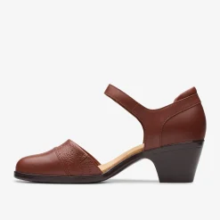 Clarks Emily 2 Ketra British Tan Leather Hot
