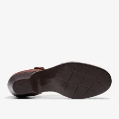 Clarks Emily 2 Ketra British Tan Leather Hot