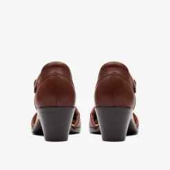 Clarks Emily 2 Ketra British Tan Leather Hot