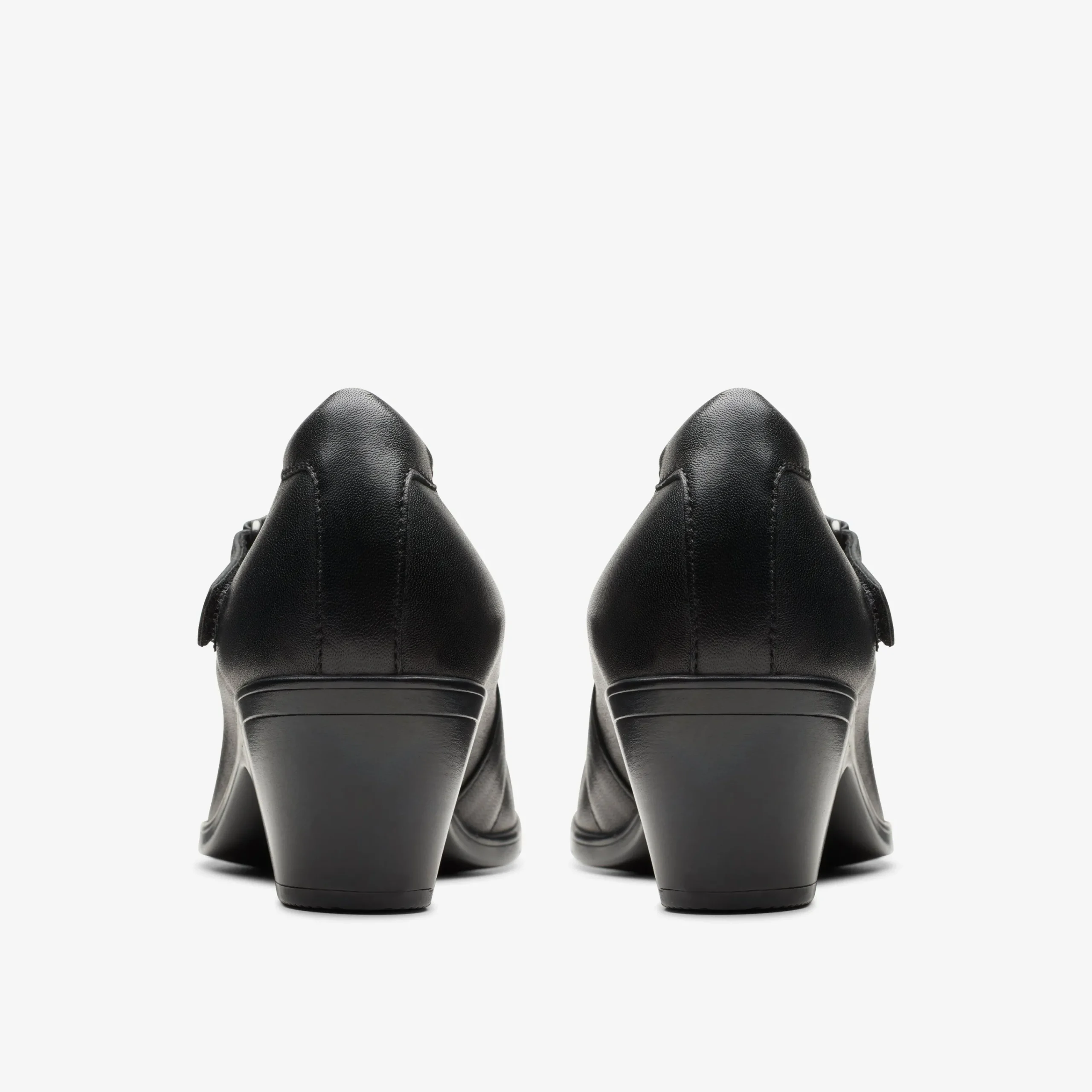 Clarks Emily 2 Mabel Black Leather Best