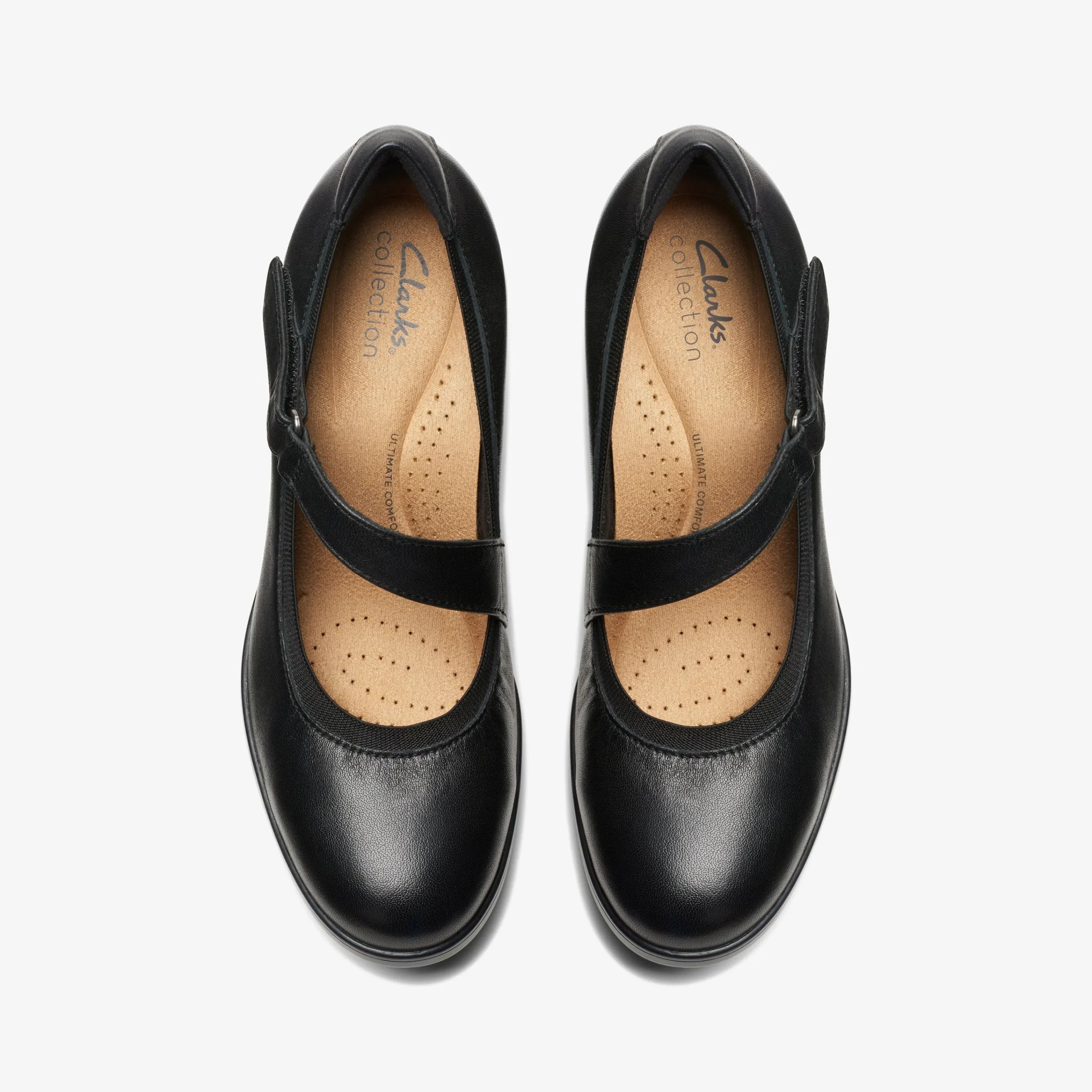 Clarks Emily 2 Mabel Black Leather Best