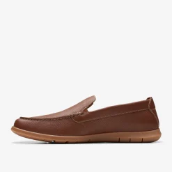 Clarks Flexway Step Light Brown Leather Cheap