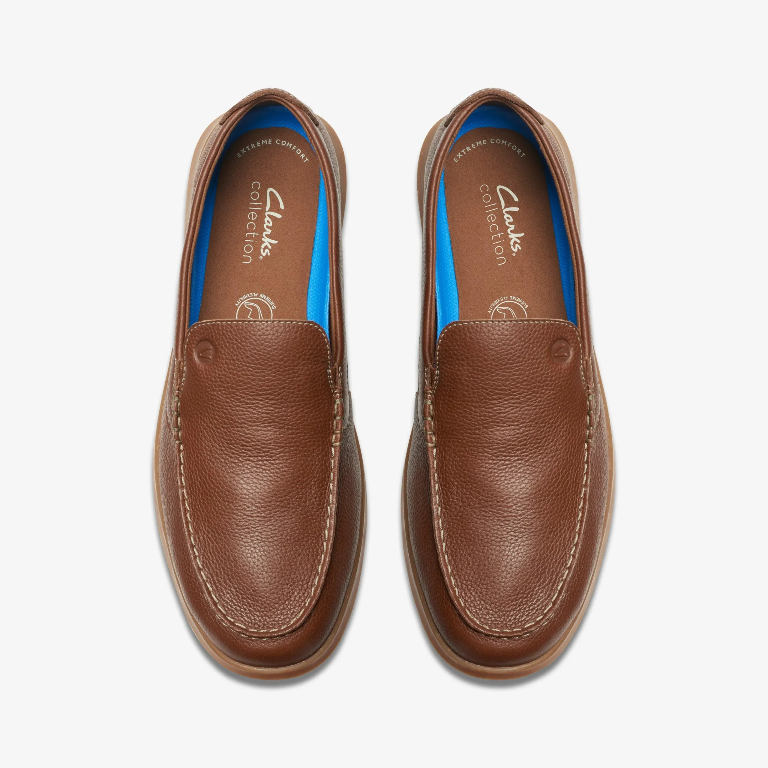 Clarks Flexway Step Light Brown Leather Cheap
