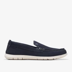Clarks Flexway Step Navy Suede Store