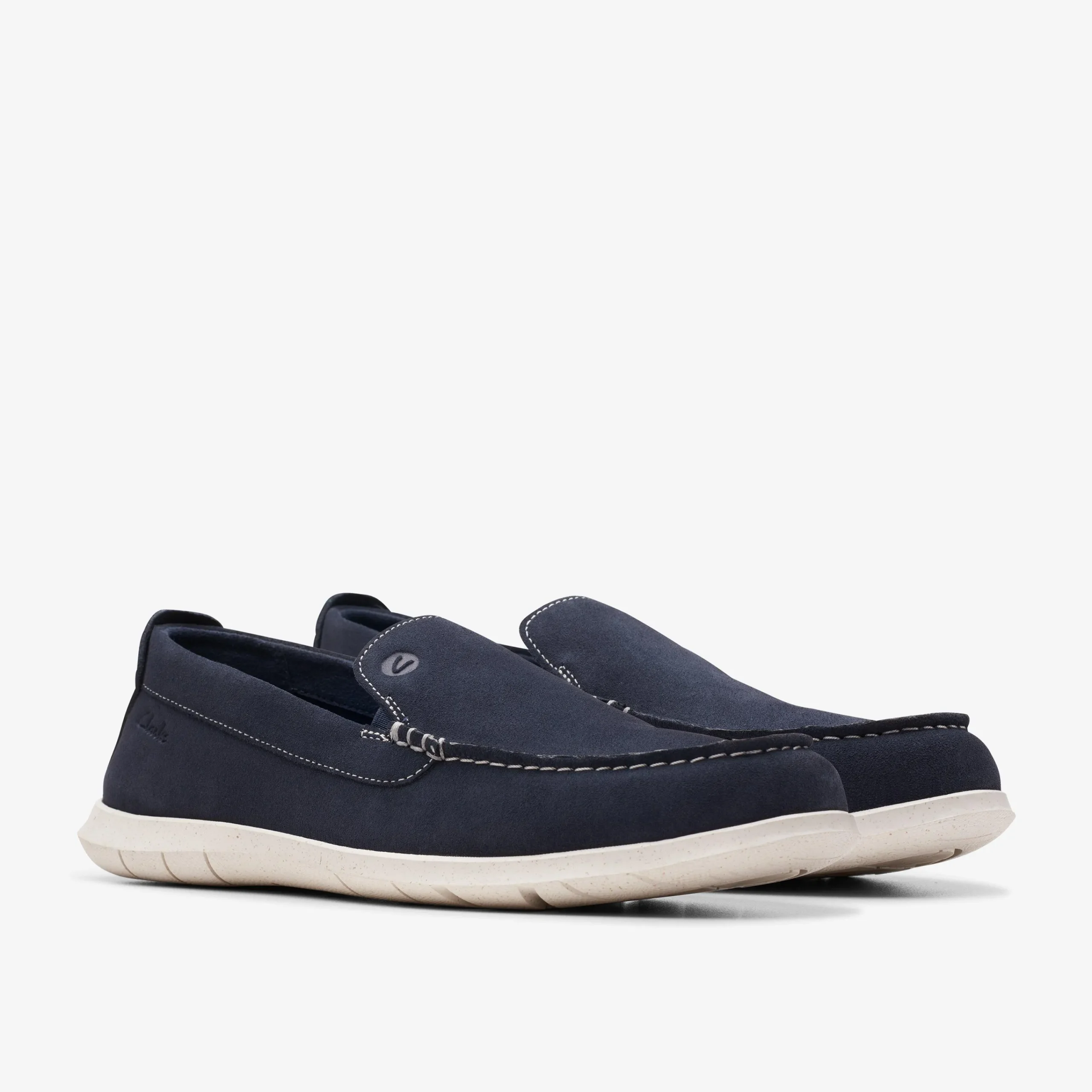 Clarks Flexway Step Navy Suede Store