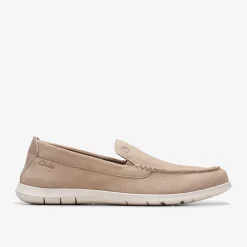Clarks Flexway Step Sand Suede Discount
