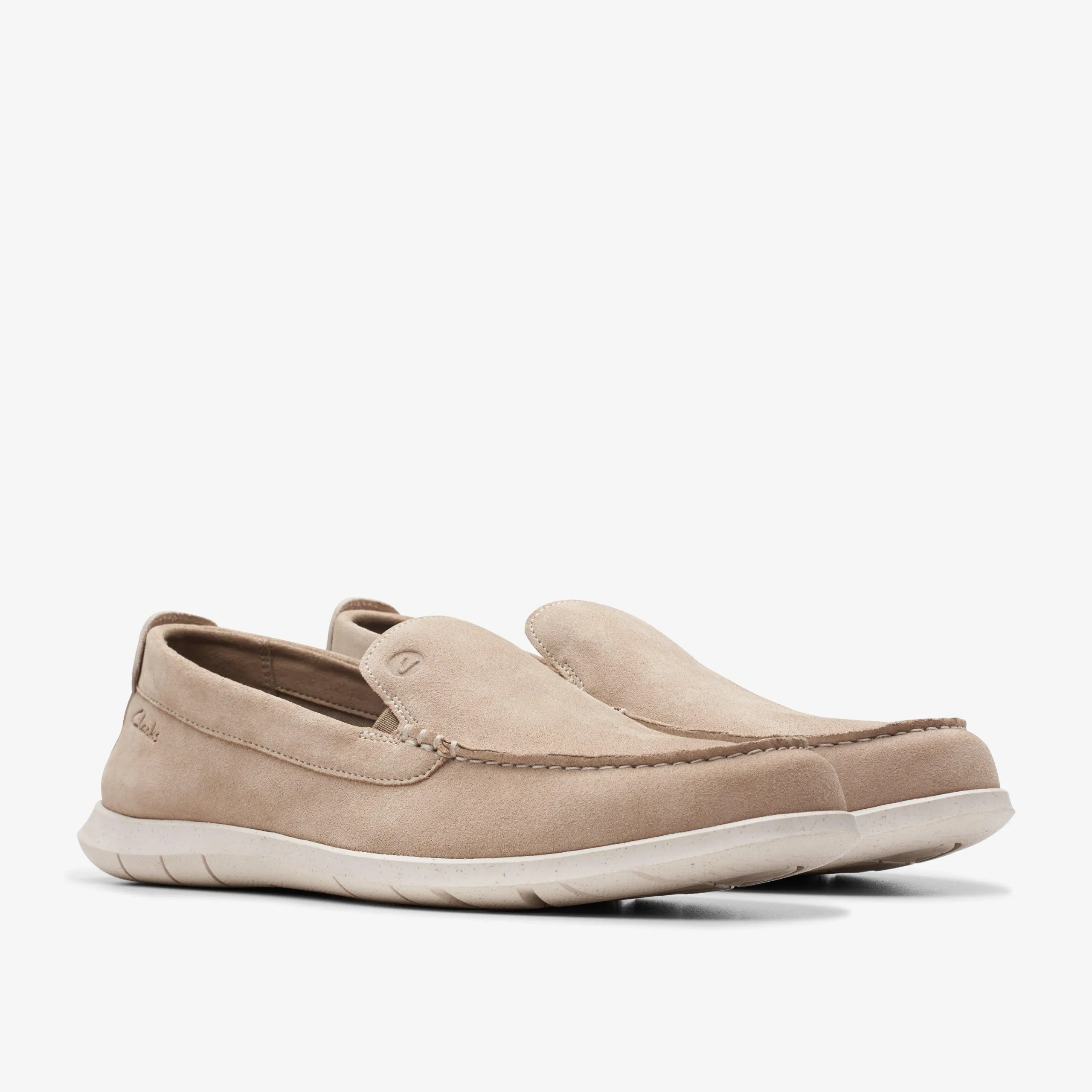 Clarks Flexway Step Sand Suede Discount