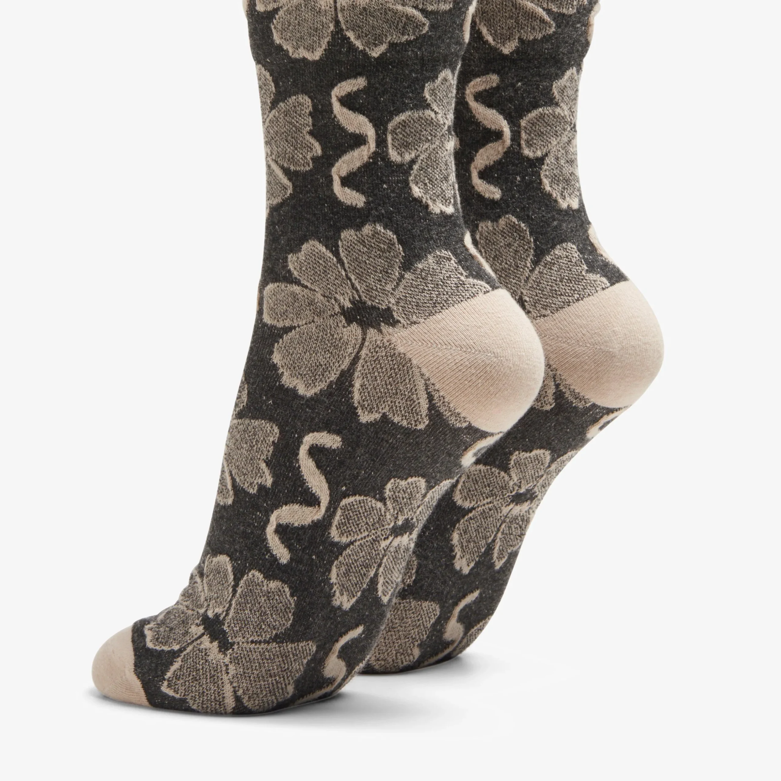 Clarks Flower Crew Black Floral New