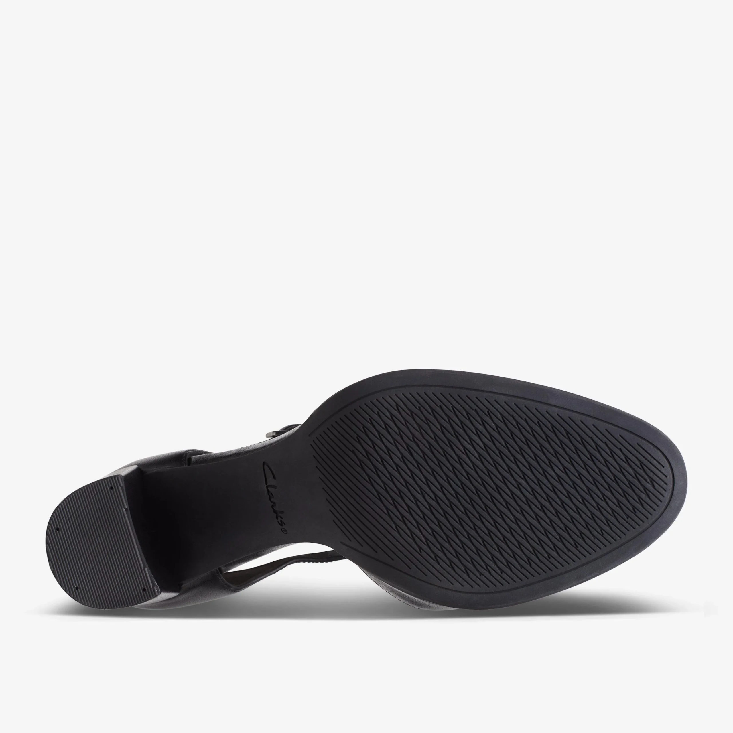 Clarks Freva 85 Bar Black Leather Store