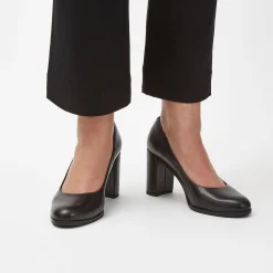 Clarks Freva 85 Court Black Leather Best