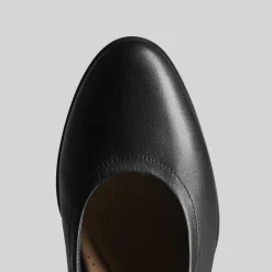 Clarks Freva 55 Court Black Leather Cheap