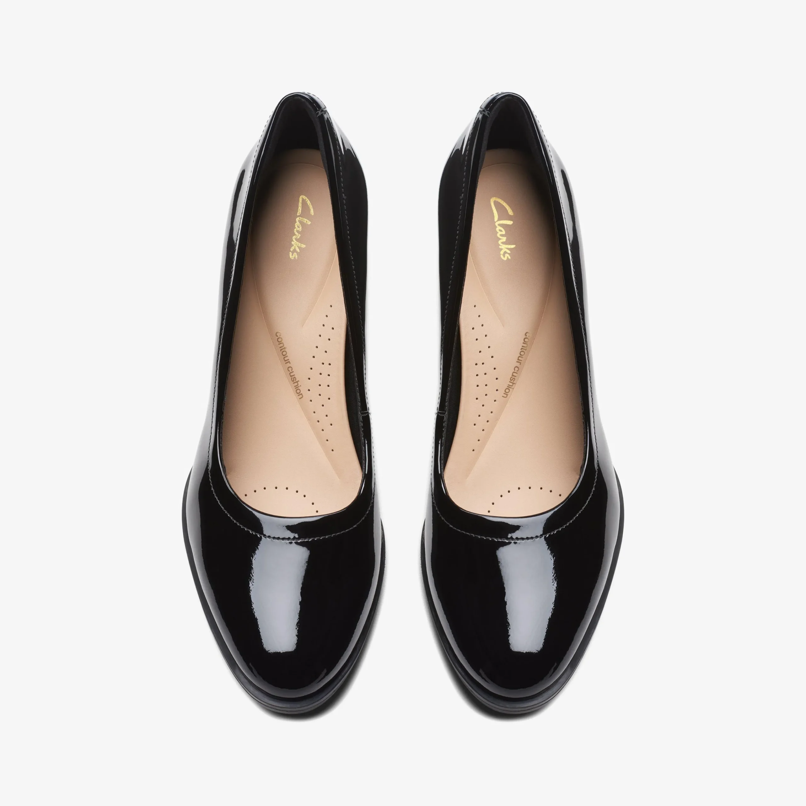 Clarks Freva 55 Court Black Patent Cheap