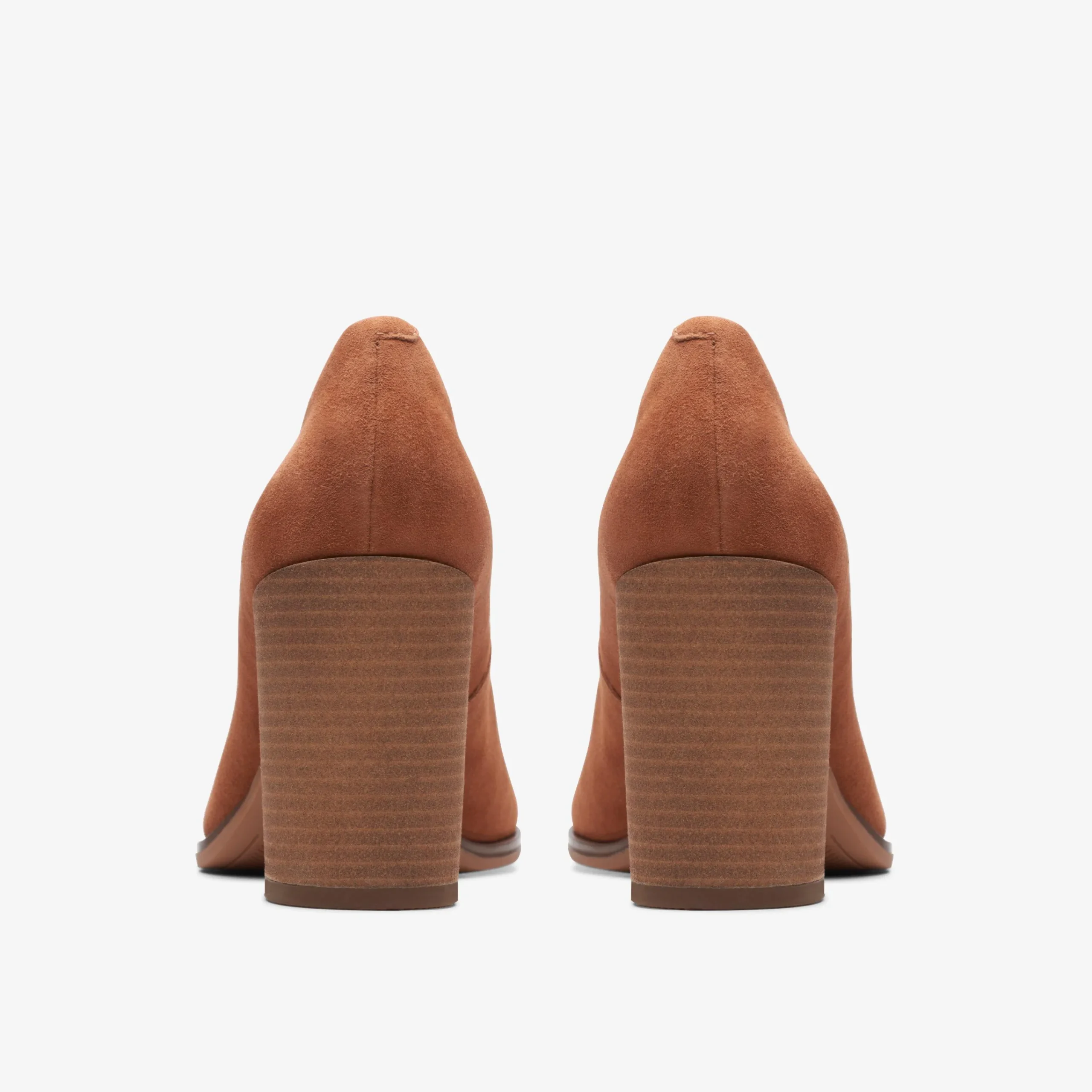 Clarks Freva 85 Court Caramel Suede Best Sale
