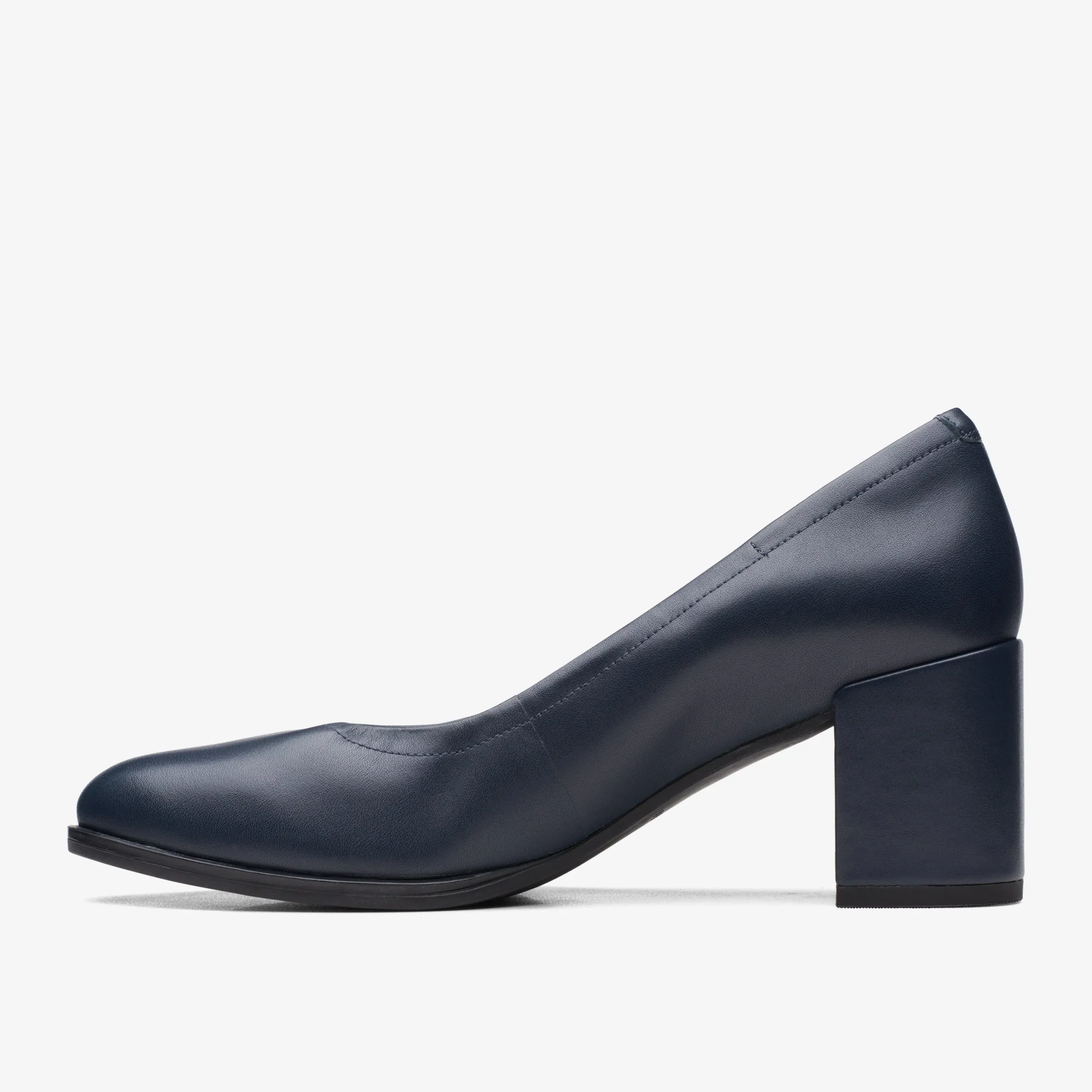 Clarks Freva 55 Court Navy Leather Best
