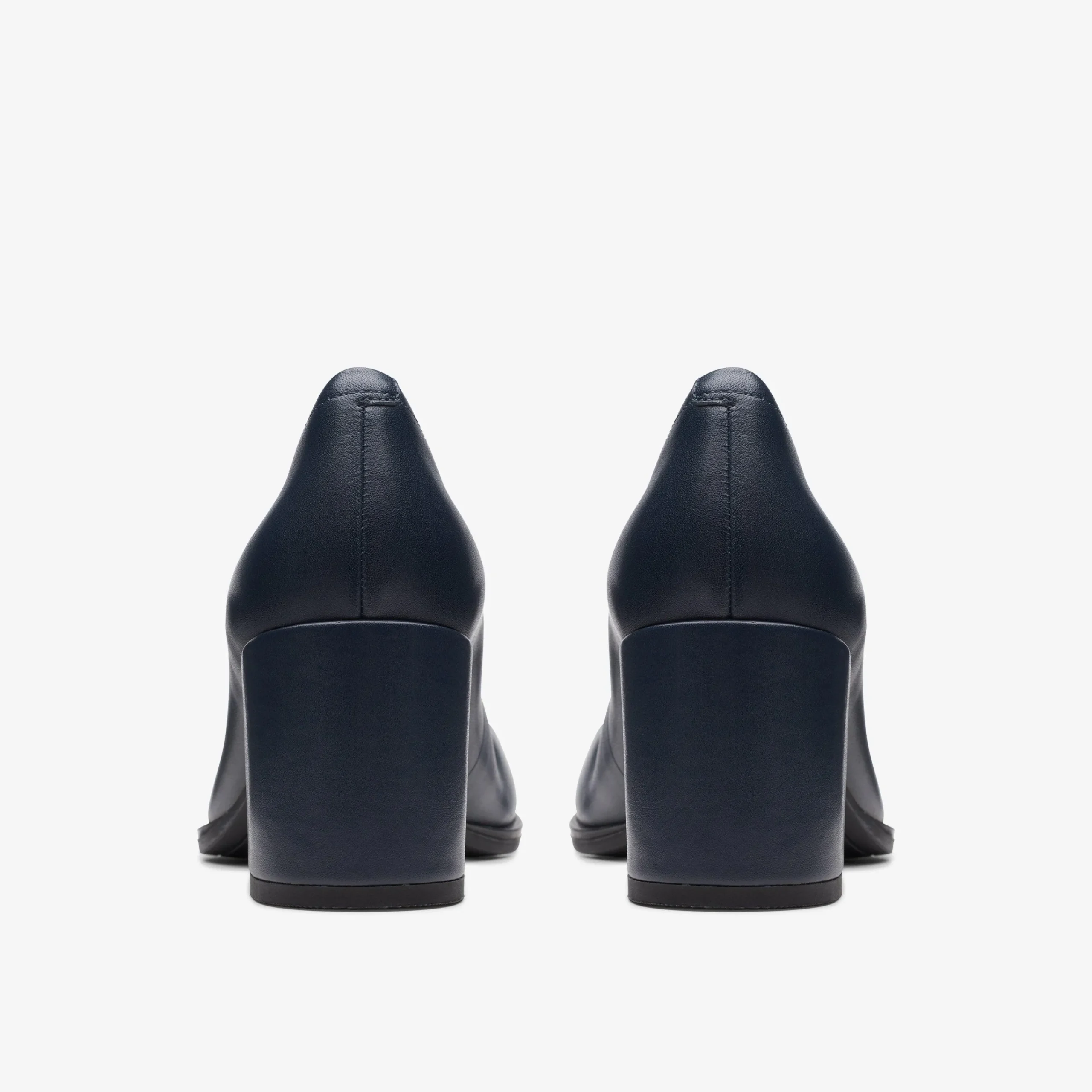 Clarks Freva 55 Court Navy Leather Best