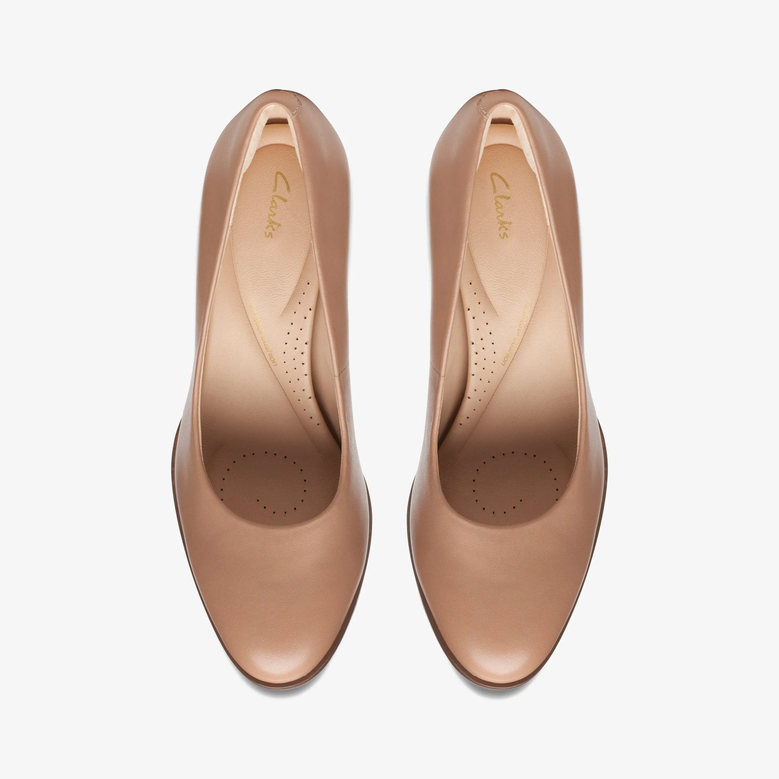 Clarks Freva 85 Court Praline Leather Cheap