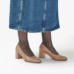 Clarks Freva 55 Court Praline Leather Clearance