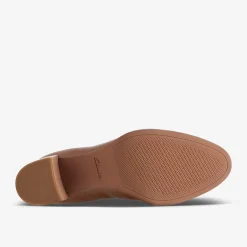 Clarks Freva 55 Court Praline Leather Clearance