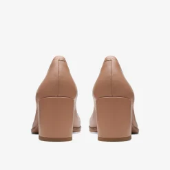 Clarks Freva 55 Court Praline Leather Clearance
