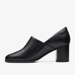 Clarks Freva 55 Lily Black Leather Fashion
