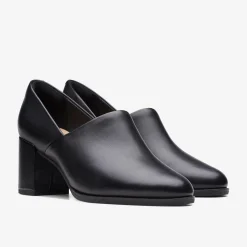 Clarks Freva 55 Lily Black Leather Fashion