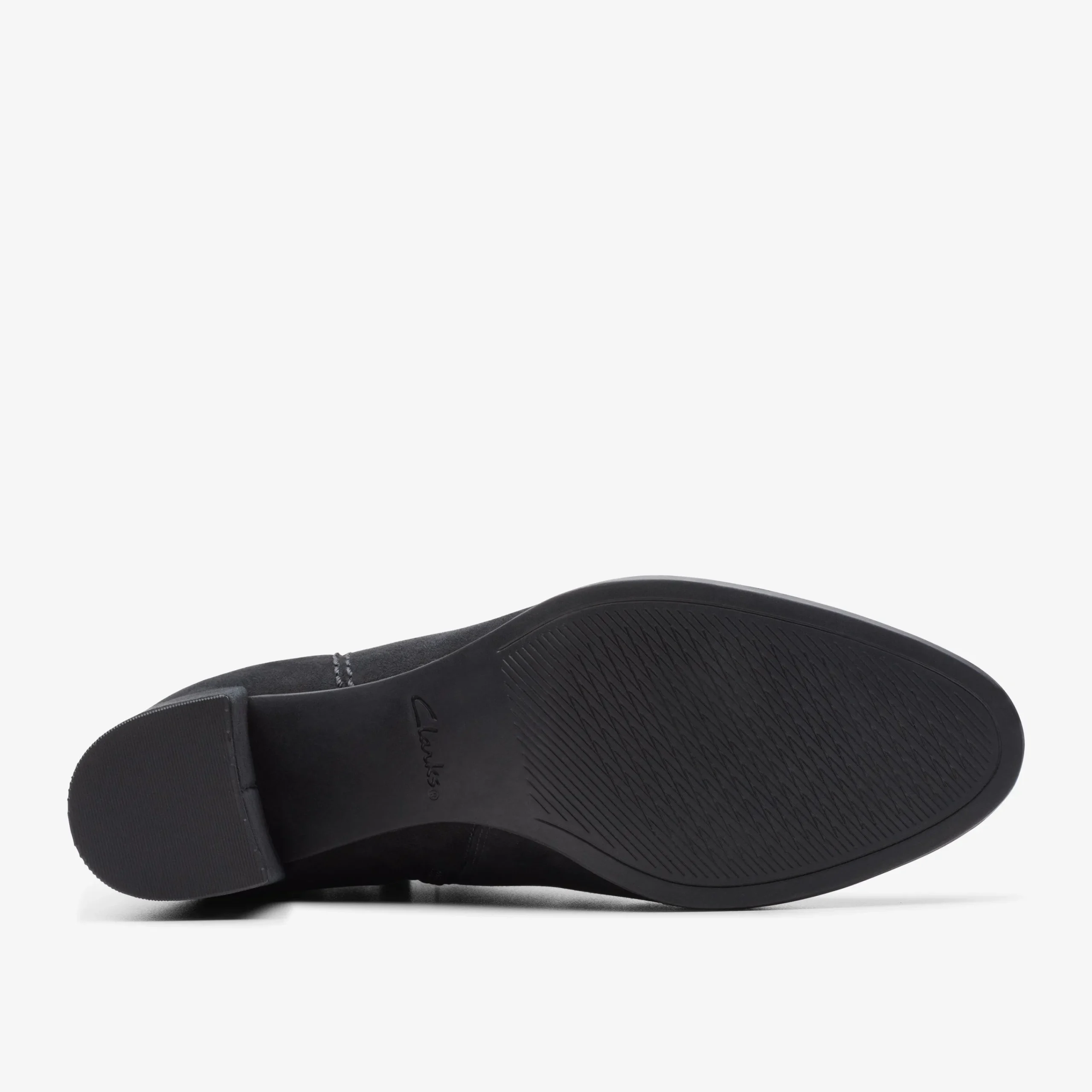 Clarks Freva 55 Zip Black Suede Cheap