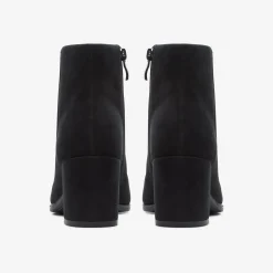 Clarks Freva 55 Zip Black Suede Cheap